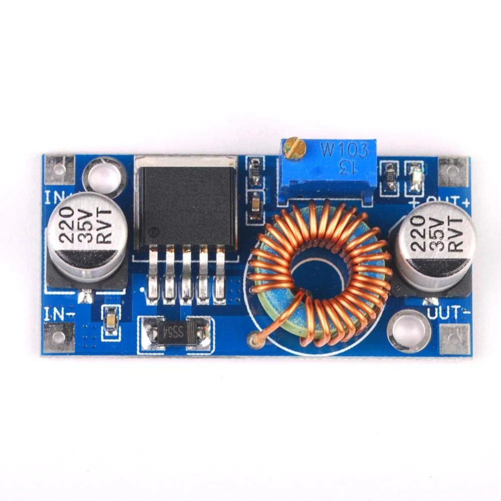 XL4005 DC-DC Adjustable Step-Down Buck Converter Module 5A (5V-32V to 0.8V-30V Power Supply) image 2