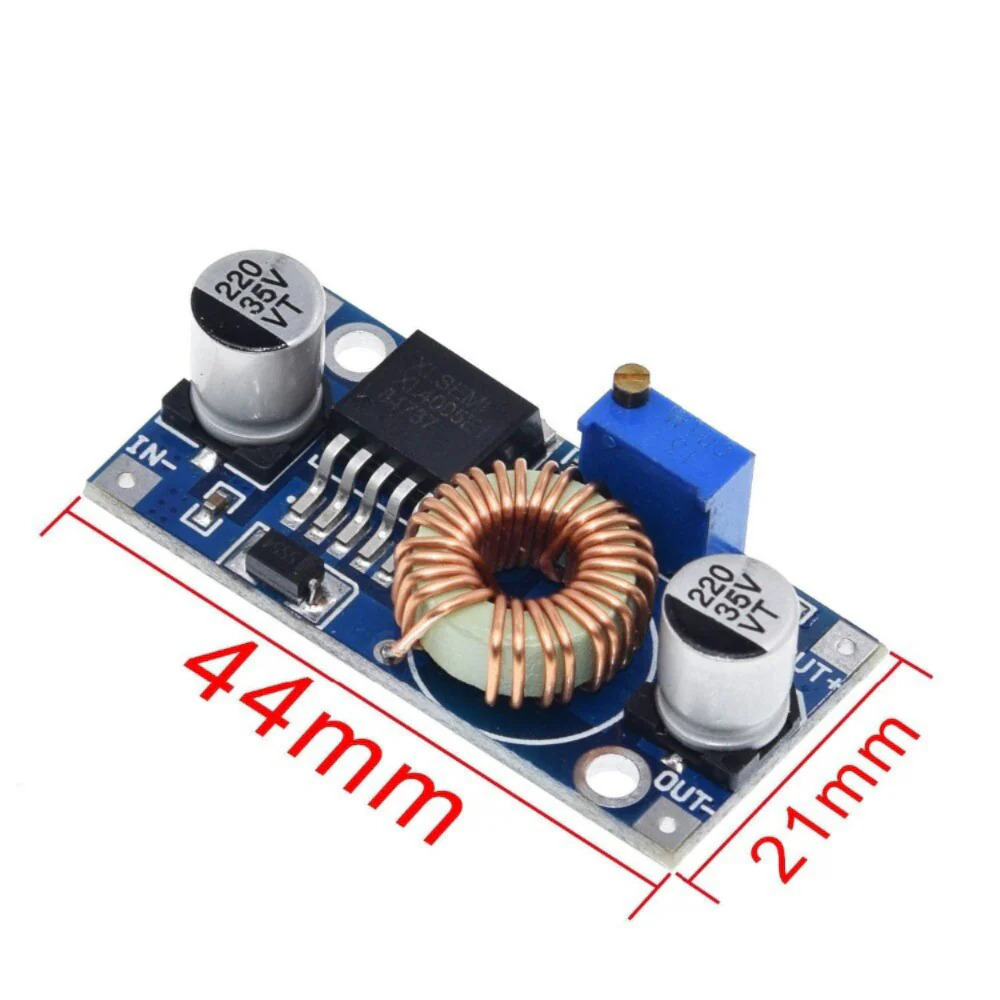 XL4005 DC-DC Adjustable Step-Down Buck Converter Module 5A (5V-32V to 0.8V-30V Power Supply) image 4