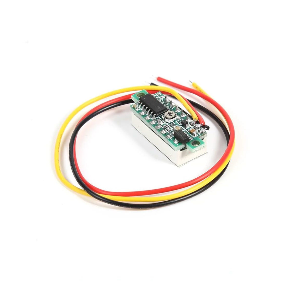 0.28 Inch Green LED Mini DC Digital Voltmeter 0-100V (Three Wire Panel Mount Voltage Meter) image 2
