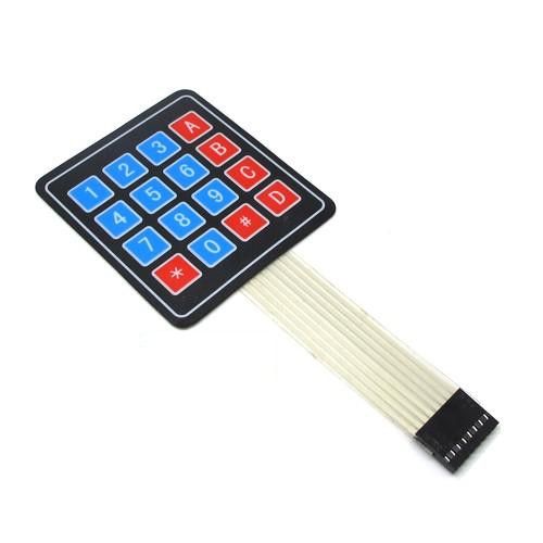 4x4 Matrix Membrane Type Keypad 16 Keys (Matrix Keypad Module) image 1