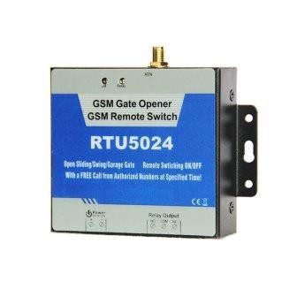 RTU5024 2G GSM Relay SMS Call Remote Controller GSM Gate Opener Switch With Antenna For Parking Access Control Safety image 1
