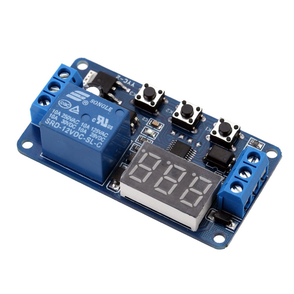 12V Digital Delay Timer Relay Module (Programmable Timer Control Switch) image 5