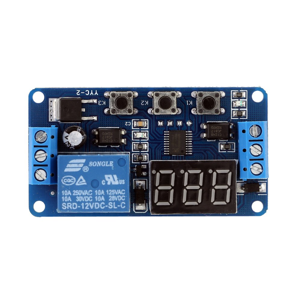 12V Digital Delay Timer Relay Module (Programmable Timer Control Switch) image 6