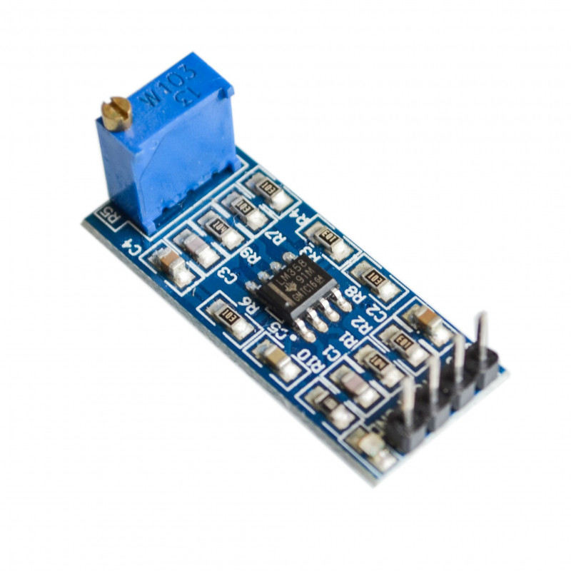 LM358 Gain Amplification Operational Amplifier Module (Adjustable Analog Signal Amplifier) image 1