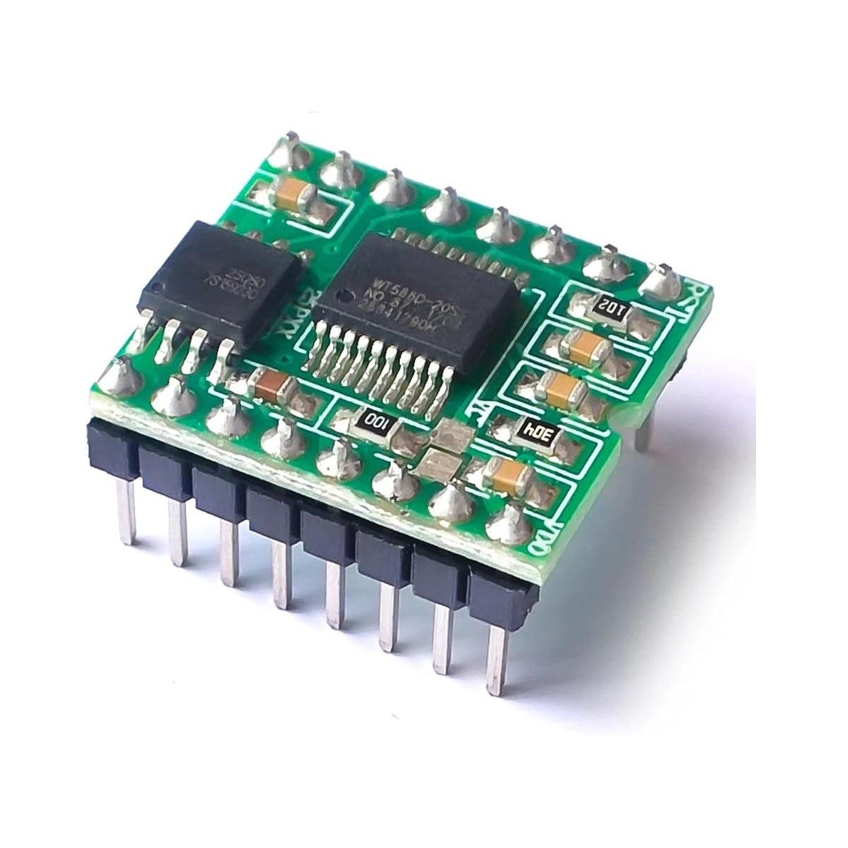 WT588D-16P Voice Sound Audio Player Module 2.8V-5.5V (WT588D Audio Playback Module) image 1