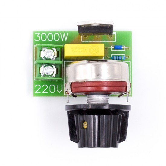 3000W Thyristor SCR Voltage Regulator Temperature Dimmer For Speed / Light AC 220V image 1