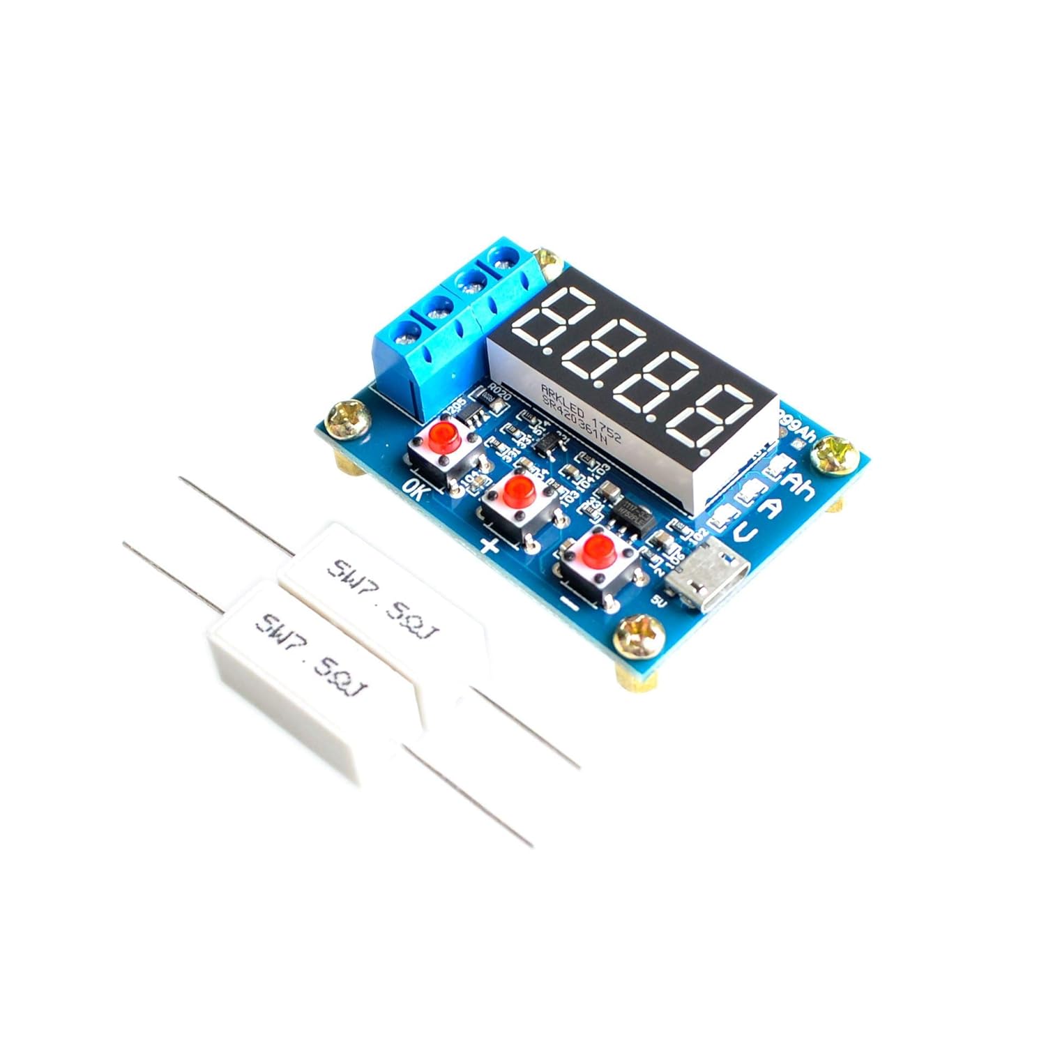 ZB2L3 18650 Battery Capacity Tester External Load Discharge Type 1.2-12V image 1