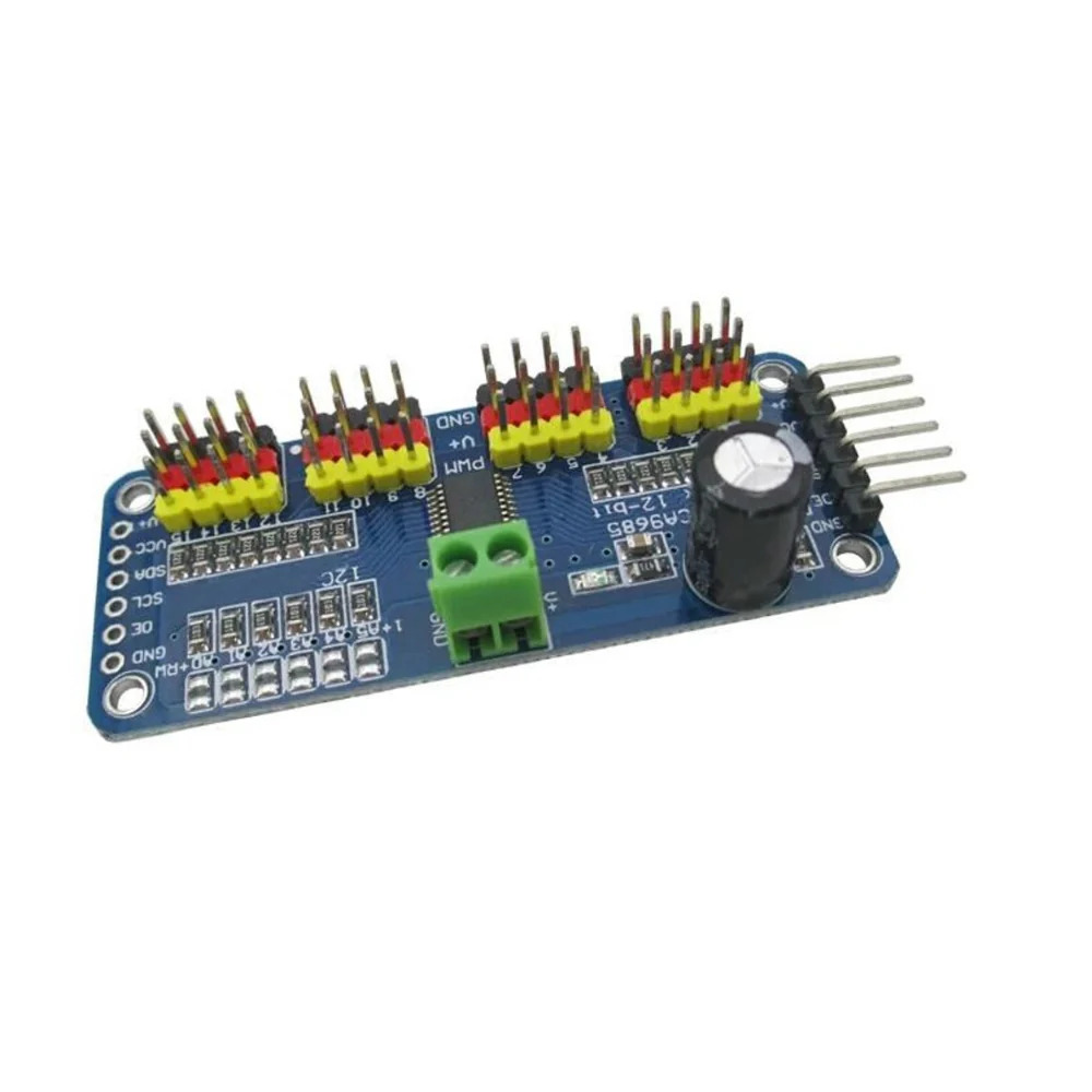 PCA9685 16-Channel 12-Bit PWM Servo Driver Module (I2C Interface) image 2