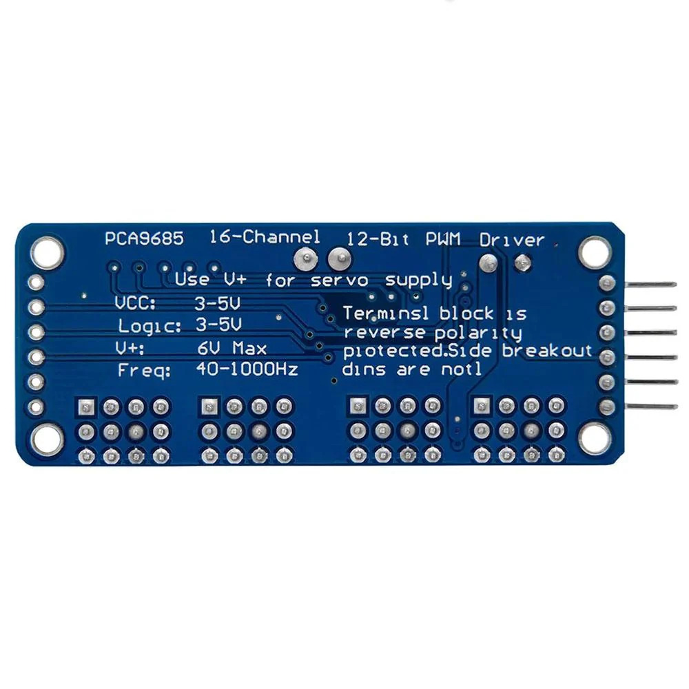 PCA9685 16-Channel 12-Bit PWM Servo Driver Module (I2C Interface) image 3