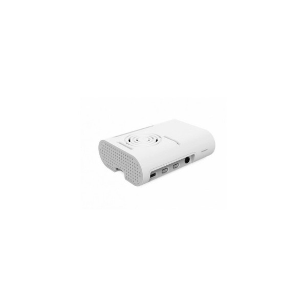 Raspberry Pi 4 Acrylic Case Without Fan White Protective Enclosure (Raspberry Pi 4 Case) image 1