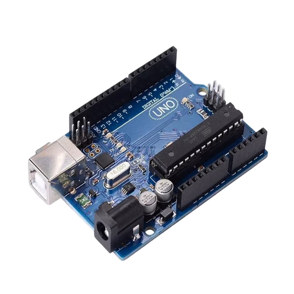 Arduino UNO R3 DIP IC Clone Development Board (ATmega328P Compatible Board) image 1