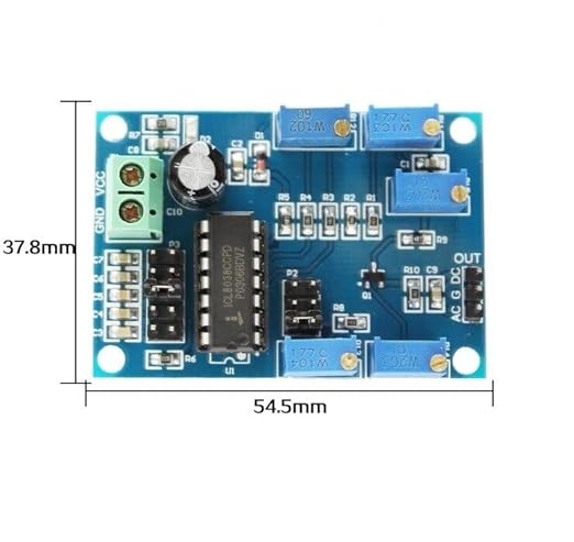 ICL8038 Sine, Triangular and Square Wave Signal Generator Module 10Hz-300kHz (Function Generator Module) image 7