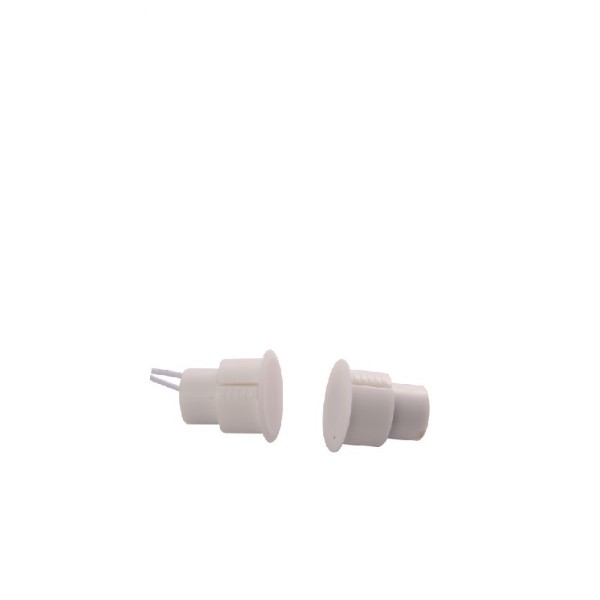Recessed Magnetic Door Lock for Wooden Door Window RE-136 White image 1