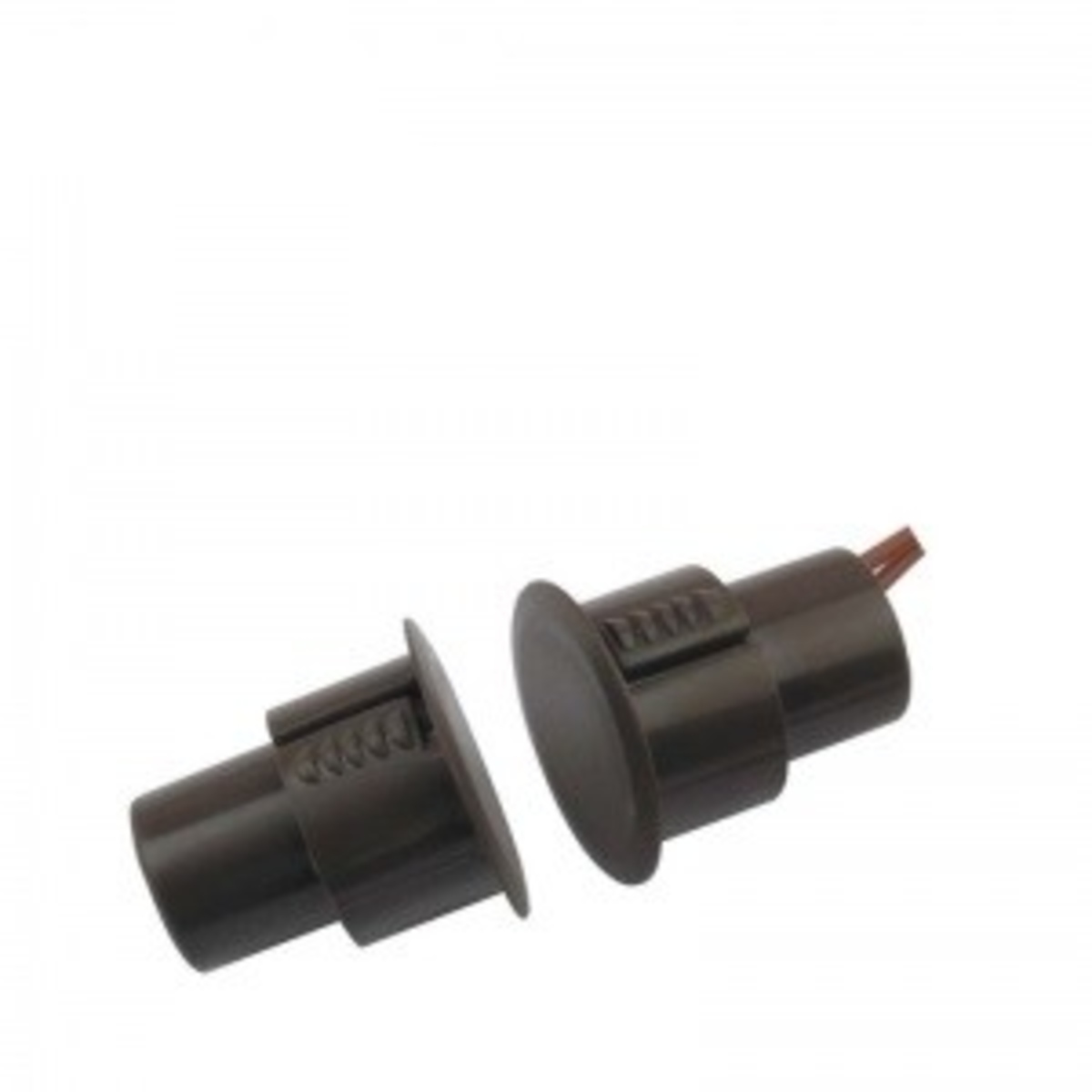 RE-136 Recessed Magnetic Door Sensor (Black Door & Window Contact Switch) image 1