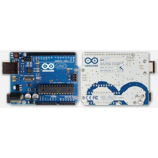 Arduino UNO R3 Original Made in Italy Development Board (Official Arduino Board) image 1
