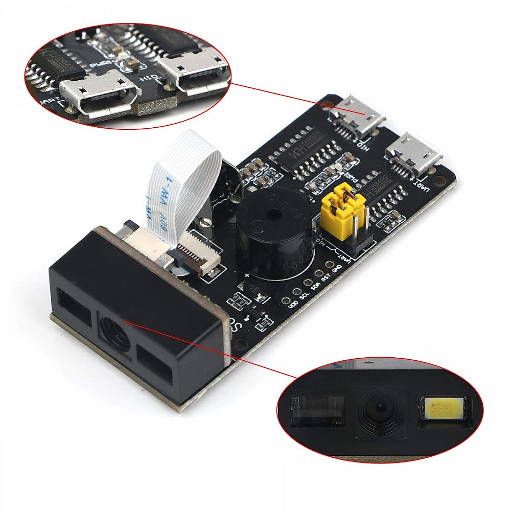 QR 1D 2D Barcode Scanner V3.0 (UART Serial QR Code & Barcode Scanning Module) image 4