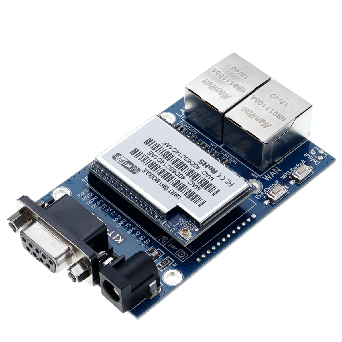HLK-RM04 UART to WiFi Ethernet Module with Antenna (Serial to WiFi Module) image 1