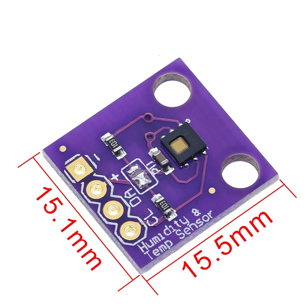 GY-213V-HDC1080 Temperature & Humidity Sensor Module (Digital Humidity Sensor, I2C Sensor Module) image 2