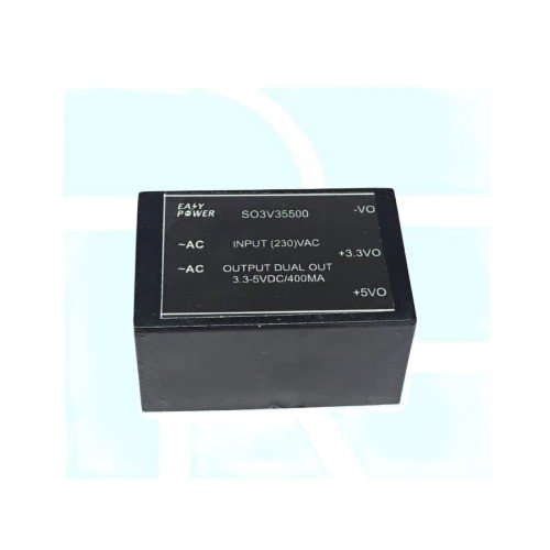 PCB Mountable Micro SMPS-SO3V35500 AC-DC Dual Output 3.3V / 5V 400mA image 1