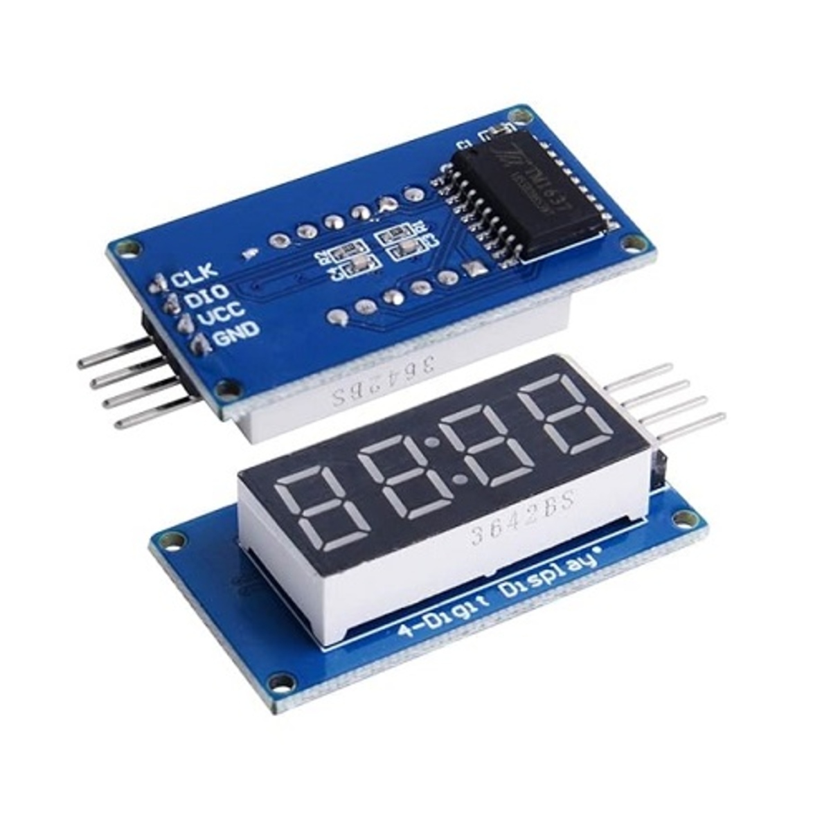 TM1637 4 Digit 7 Segment LED Display Module (Clock and Numeric Display) image 2