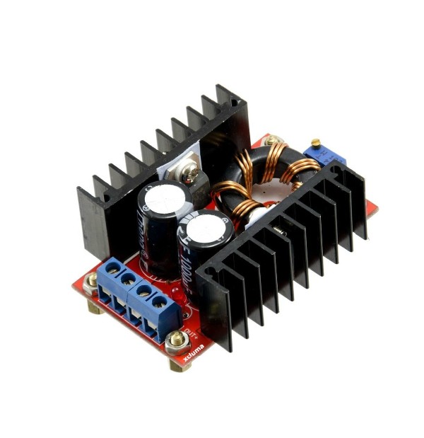 150W DC-DC Step-Up Boost Converter 10-32V To 12-35V 6A Adjustable Power Supply Module image 1
