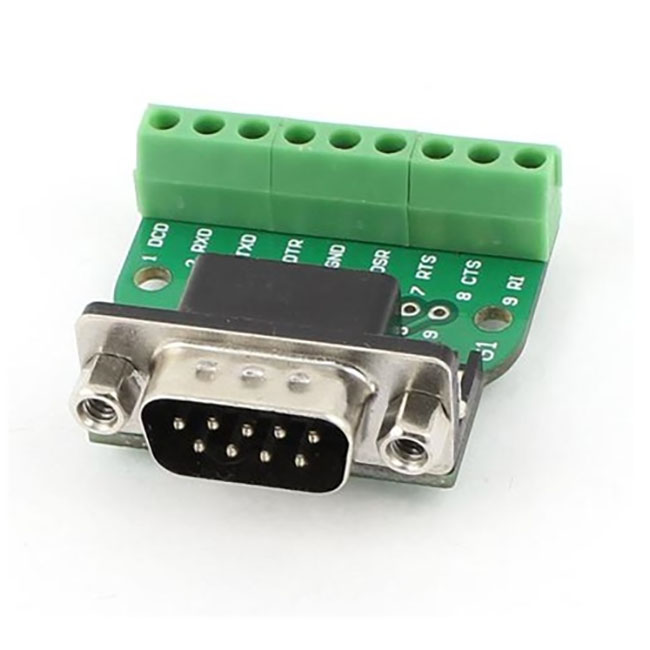 DB9 Male Screw Terminal to RS232/RS485 Conversion Board (DB9 Serial Interface Adapter Module) image 1