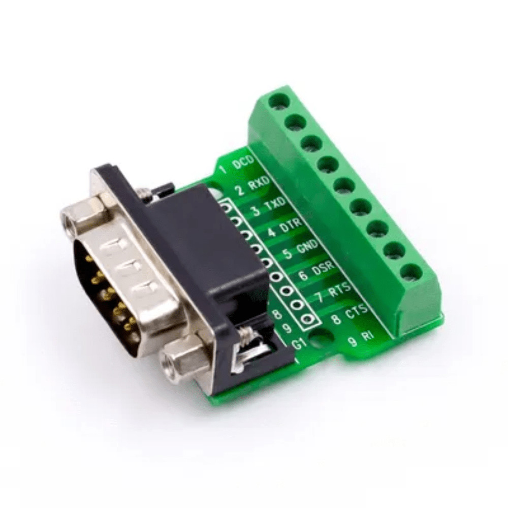 DB9 Male Screw Terminal to RS232/RS485 Conversion Board (DB9 Serial Interface Adapter Module) image 2