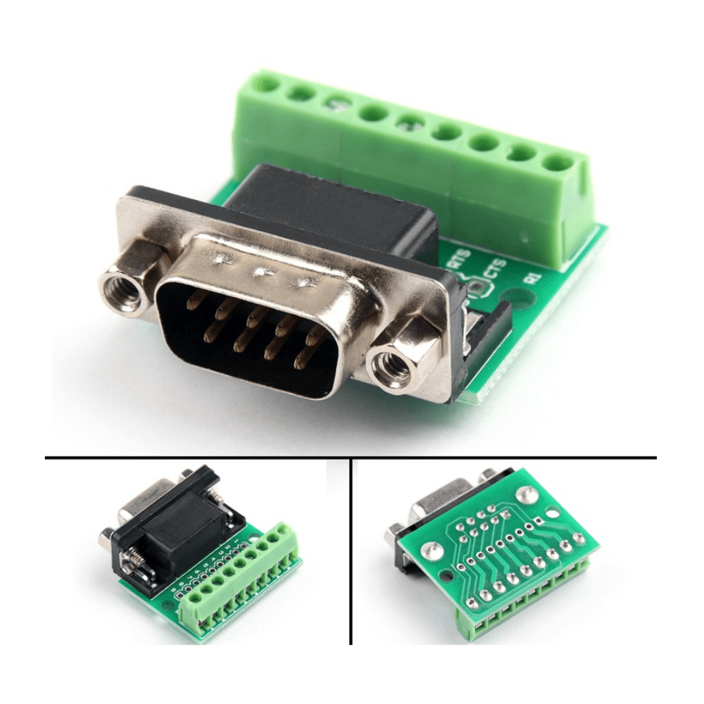 DB9 Male Screw Terminal to RS232/RS485 Conversion Board (DB9 Serial Interface Adapter Module) image 3