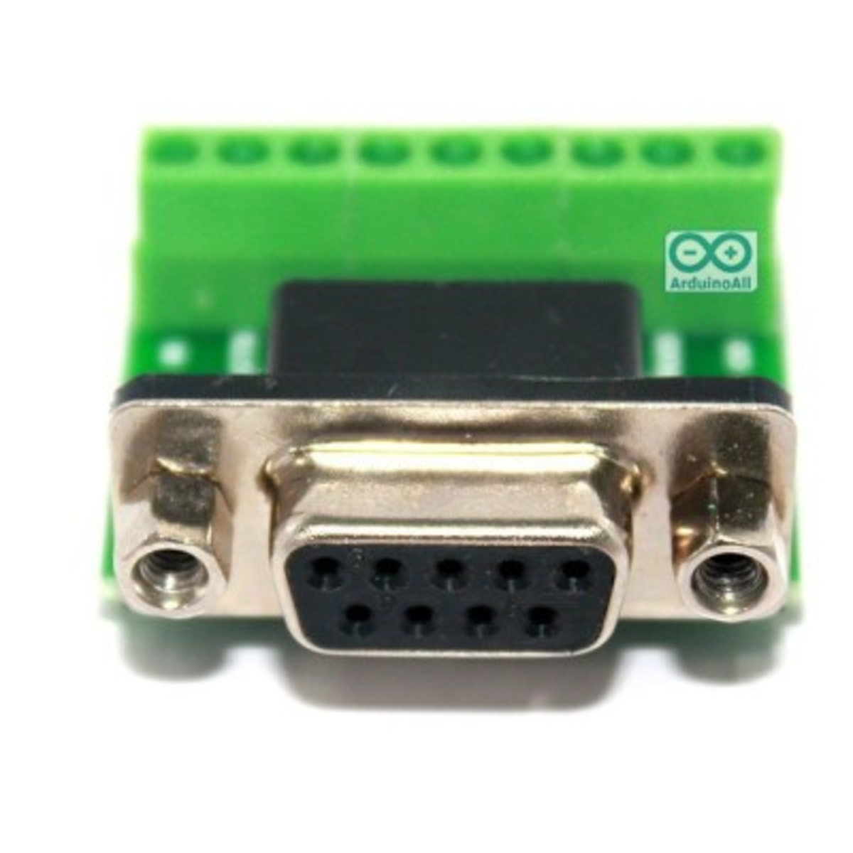 DB9 Female Screw Terminal RS232 RS485 Conversion Board (Serial Communication Adapter) image 1