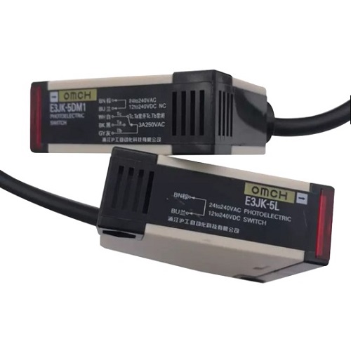 Switch Infrared Beam Photoelectric Sensor Photocell E3JK-5DM1 DC12-24V Detecting Distance 5M image 3