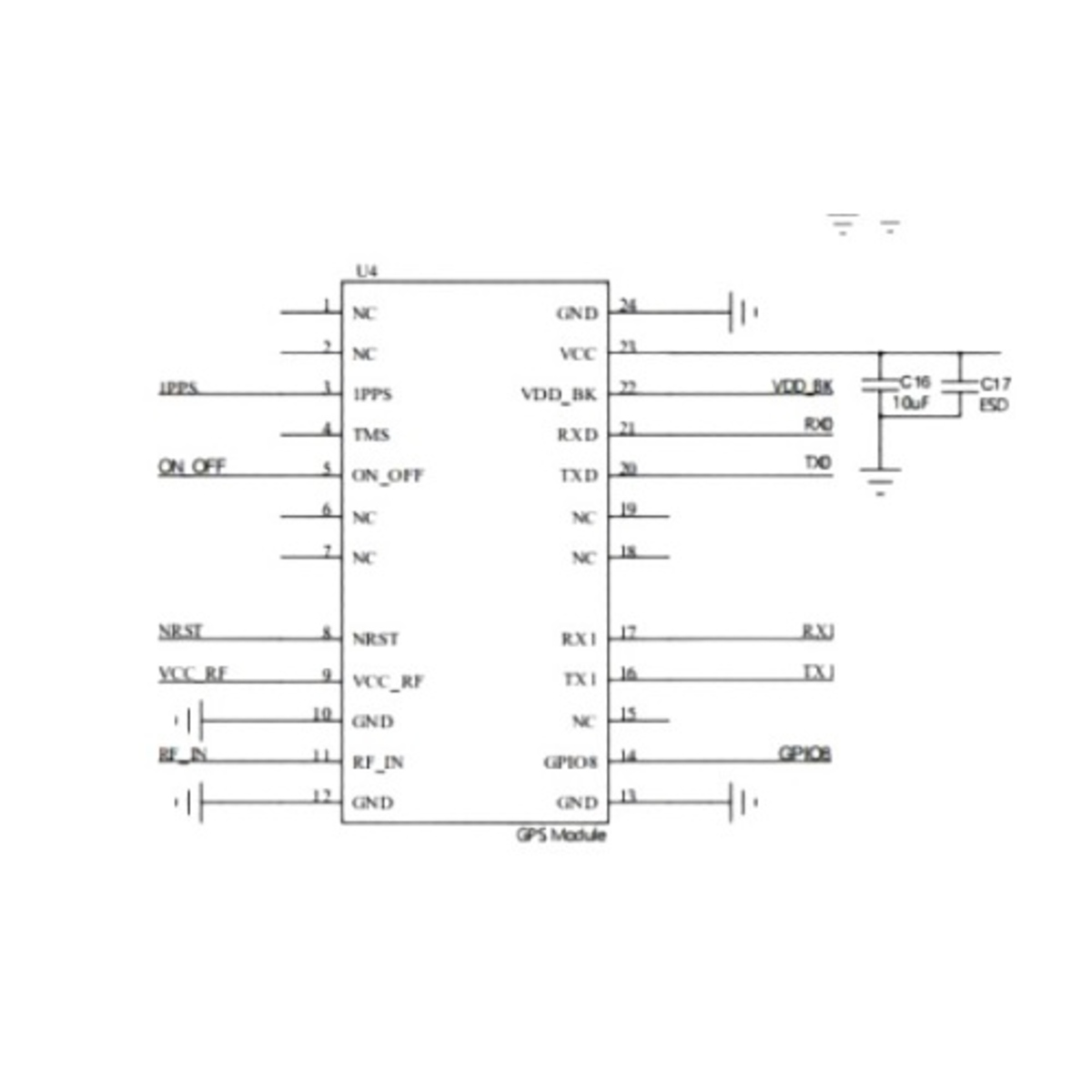GP-01 GPS BDS GNSS Multi Mode Satellite Navigation Module (Multi System Positioning) image 3