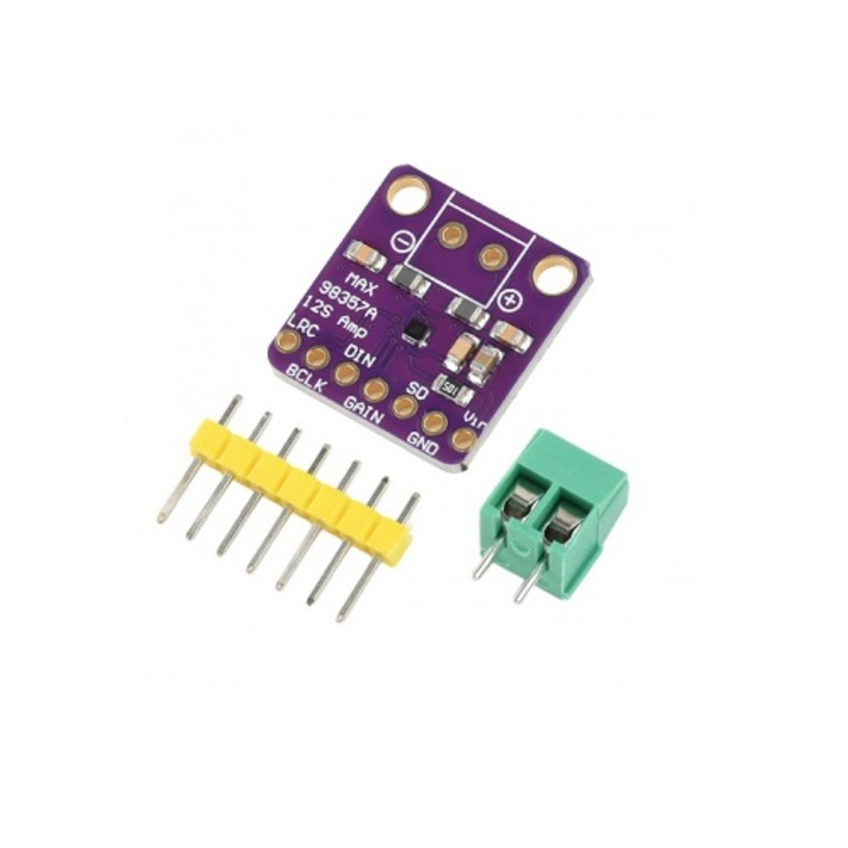 MAX98357 I2S 3W Class D Digital Audio Amplifier Module (I2S Decoder) image 1