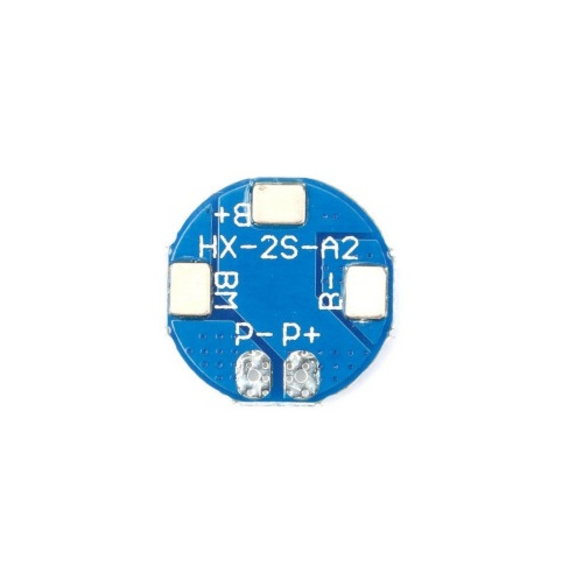 Circular 2S 8.4V BMS Protection Board for 18650 Lithium Battery Pack (2S Li-Ion BMS Module) image 3