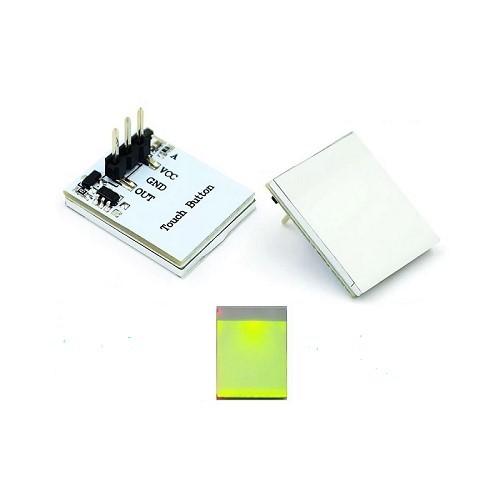 Capacitive Touch Switch HTTM Touch Button Sensor Module-YELLOW image 1