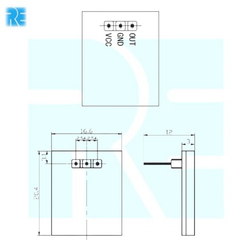 Capacitive Touch Switch HTTM Touch Button Sensor Module-BLUE image 6