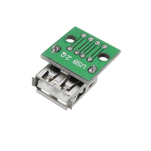 Type A Female USB To DIP 2.54MM PCB Board Adapter image 1