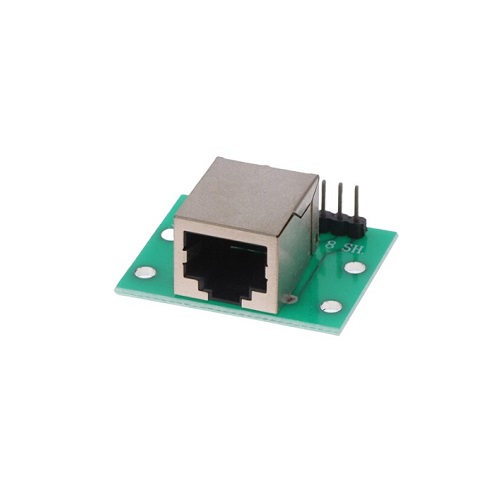 RJ45 To 2.54 mm Connector Header 8 Pin Breakout Board RJ45 Splitter Module 8P Adapter Board image 1