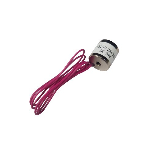 Electromagnet DC 24V 1515PV320 15mm x 15mm Holding Force 1kg (Mini Holding Electromagnet) image 1