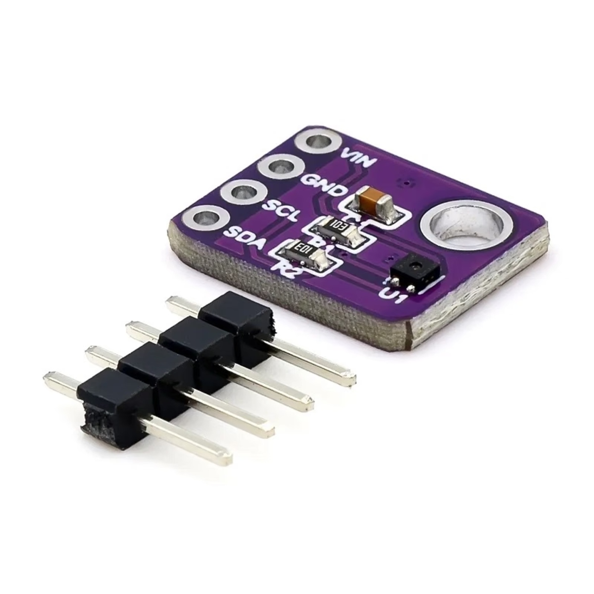 GY-SHT41 Digital Temperature and Humidity Sensor (I2C Environmental Sensor Module) image 1