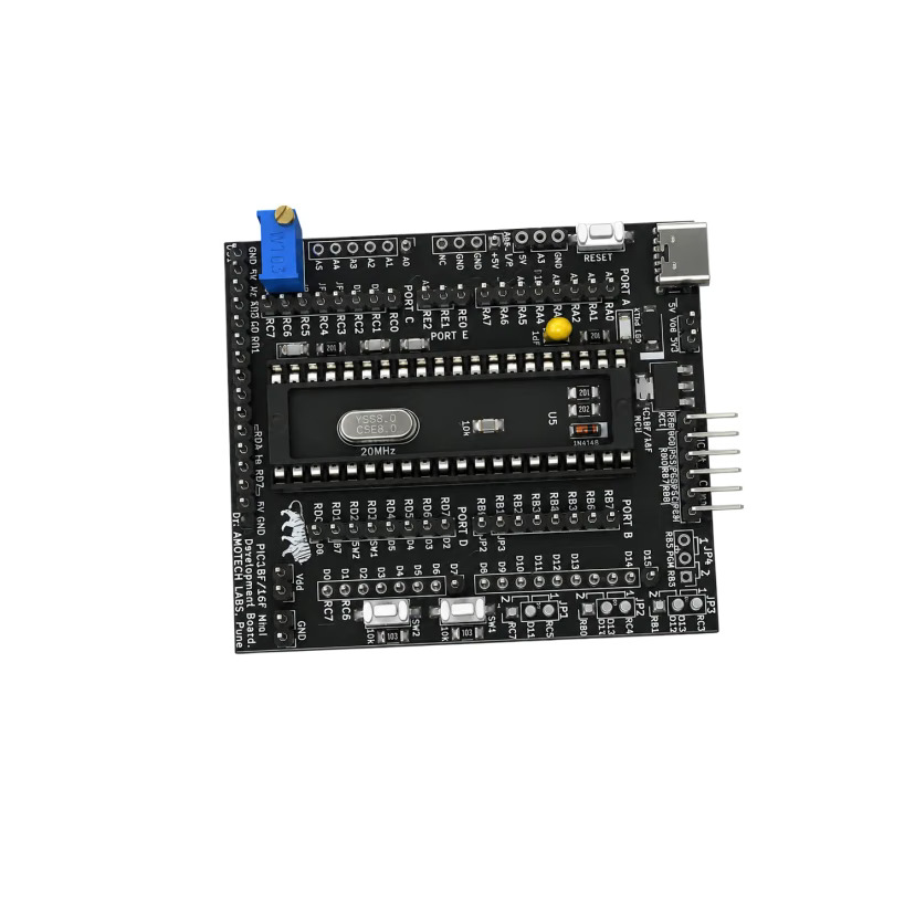 PIC 18F 16F UDB Shield Mini Development Board Without IC (PIC Programmer Board) image 2