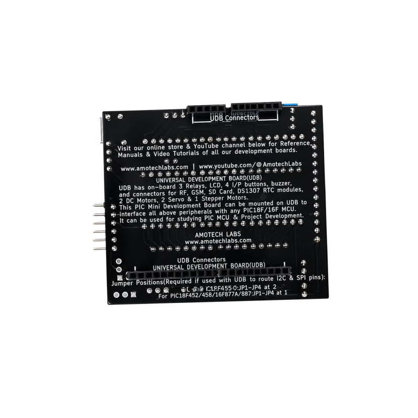 PIC 18F 16F UDB Shield Mini Development Board Without IC (PIC Programmer Board) image 3