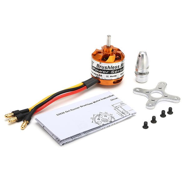 DYS D2826-10 1400KV Outrunner Brushless Drone Motor (Original) image 1