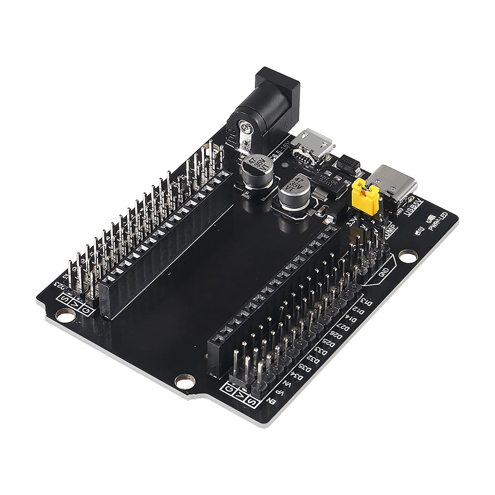 ESP32 30 Pin Expansion Board with Type-C USB and Micro USB Dual Interface (ESP32 Expansion Board) image 1