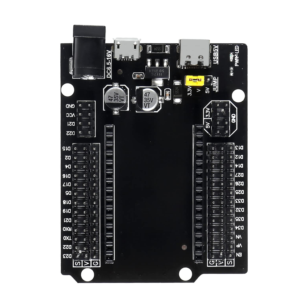 ESP32 30 Pin Expansion Board with Type-C USB and Micro USB Dual Interface (ESP32 Expansion Board) image 4