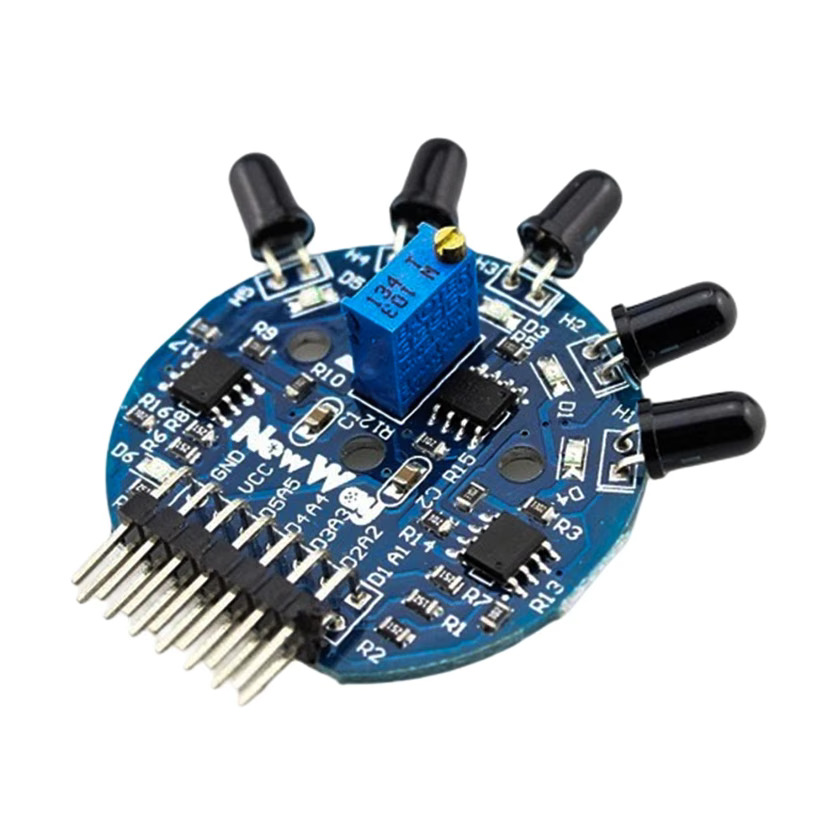 5 Channel Flame Sensor Module Fire Detection IR Sensor image 1