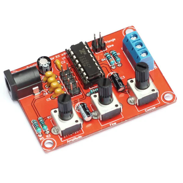 XR2206 Function Signal Generator DIY Kit 1Hz to 1MHz (Sine Triangle Square Wave Generator) image 1