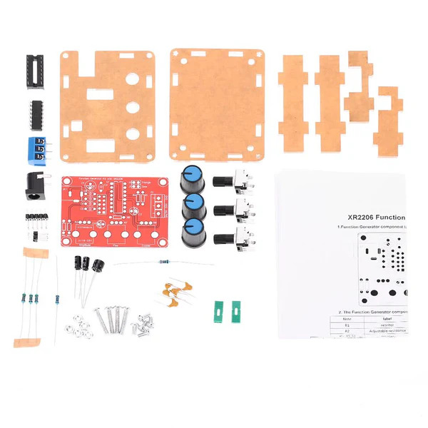 XR2206 Function Signal Generator DIY Kit 1Hz to 1MHz (Sine Triangle Square Wave Generator) image 2