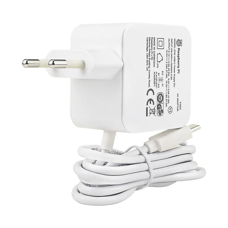 Raspberry Pi 5 Official Original 27W USB-C Power Adapter 5.1V 5A (Raspberry Pi 5 Power Supply) image 2