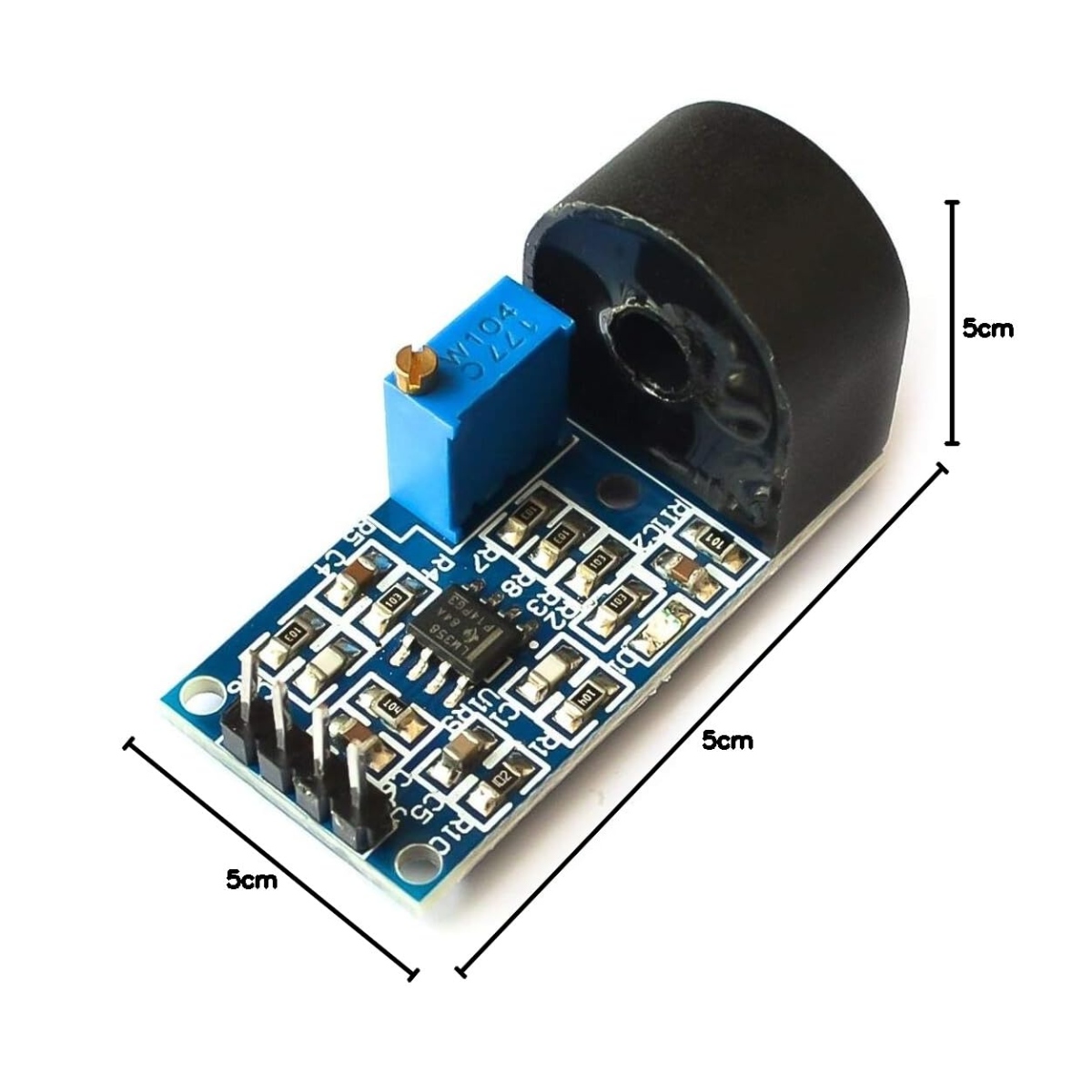 ZMCT103C 5A Single Phase AC Current Transformer Sensor Module (ZMCT103C Current Sensor Module) image 2