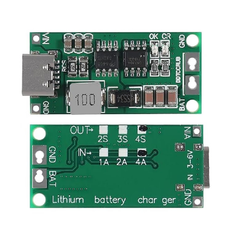 3S 18650 Lithium Battery Charging Board 1A Type-C Boost Module image 3